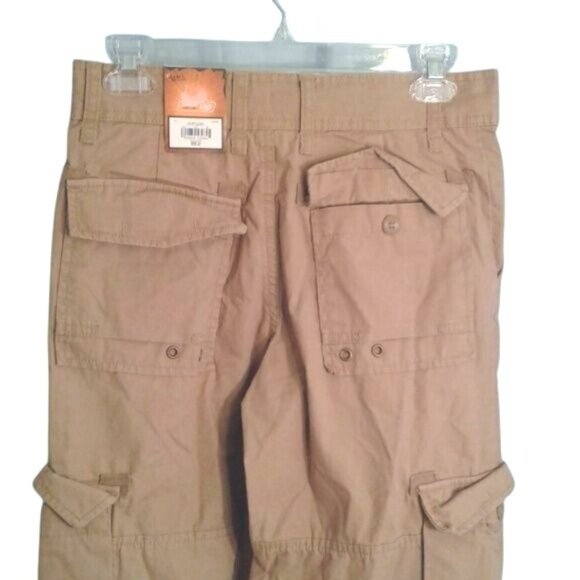 Urban Pipeline Size 12 Cargo Shorts Boys Tan Frayed Hem Cotton Casual NEW - Picture 7 of 8
